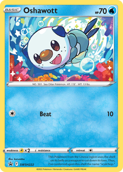Oshawott #SWSH222 SWSH Black Star Promos