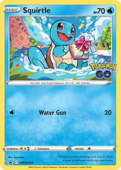 Squirtle #SWSH233 SWSH Black Star Promos