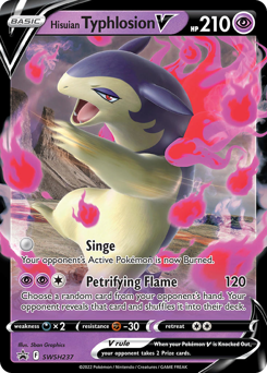 Hisuian Typhlosion V #SWSH237 SWSH Black Star Promos