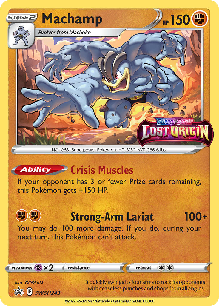 Machamp #SWSH243 SWSH Black Star Promos