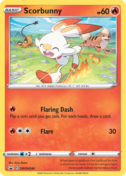 Scorbunny #SWSH244 SWSH Black Star Promos
