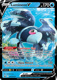 Lumineon V #SWSH250 SWSH Black Star Promos