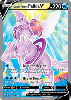 Origin Forme Palkia V #SWSH253 SWSH Black Star Promos