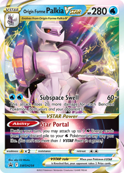 Origin Forme Palkia VSTAR #SWSH254 SWSH Black Star Promos