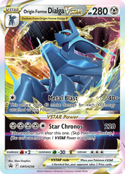 Origin Forme Dialga VSTAR #SWSH256 SWSH Black Star Promos