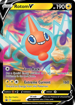Rotom V #SWSH257 SWSH Black Star Promos