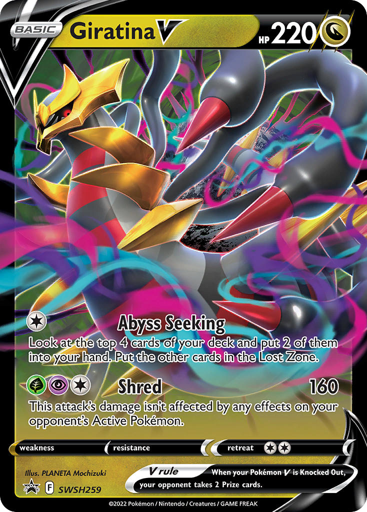 Giratina V #SWSH259 SWSH Black Star Promos