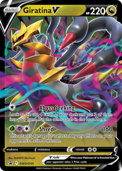 Giratina V #SWSH259 SWSH Black Star Promos