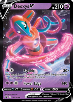 Deoxys V #SWSH266 SWSH Black Star Promos