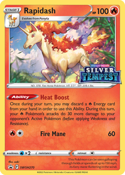 Rapidash #SWSH270 SWSH Black Star Promos