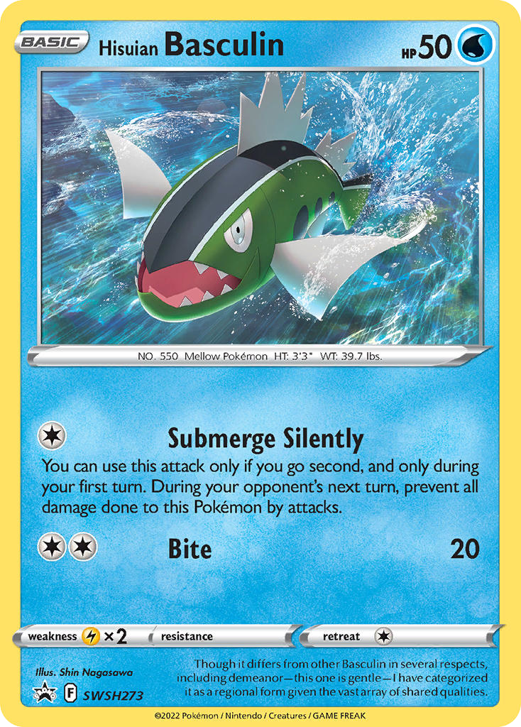 Hisuian Basculin #SWSH273 SWSH Black Star Promos