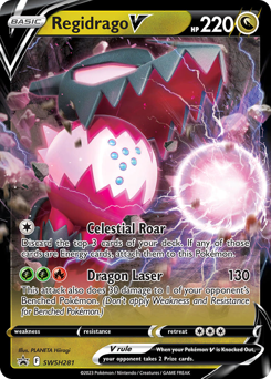Regidrago V #SWSH281 SWSH Black Star Promos