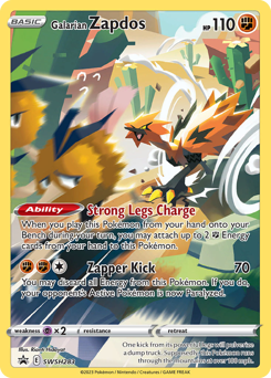Galarian Zapdos #SWSH283 SWSH Black Star Promos