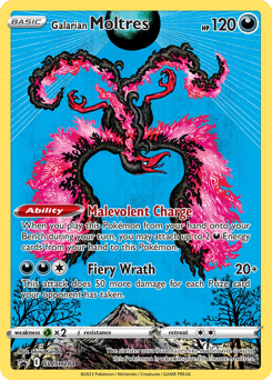 Galarian Moltres #SWSH284 SWSH Black Star Promos