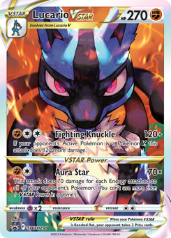 Lucario VSTAR #SWSH291 SWSH Black Star Promos