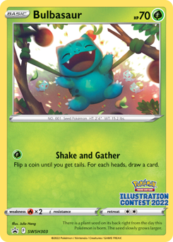 Bulbasaur #SWSH303 PSA 10