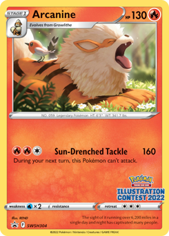 Arcanine #SWSH304 SWSH Black Star Promos