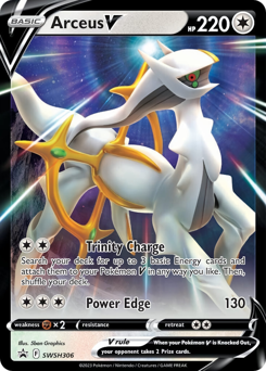 Arceus V #SWSH306 SWSH Black Star Promos