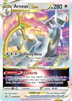 Arceus VSTAR #SWSH307 SWSH Black Star Promos