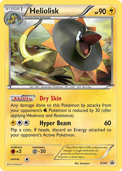 Heliolisk #XY47 XY Promos
