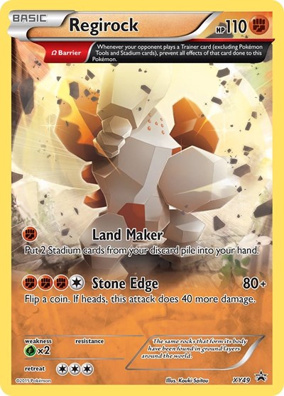 Regirock XY Promos #XY49