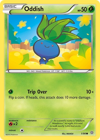 Oddish #1 XY - Ancient Origins