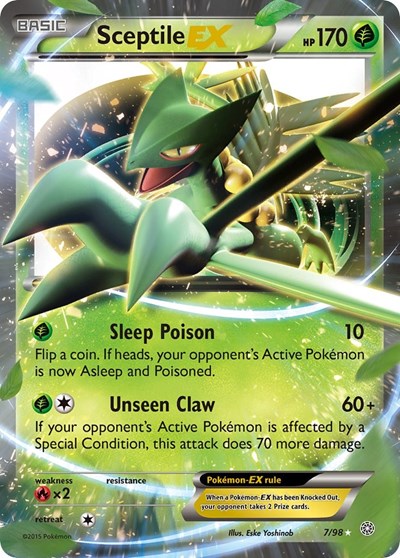 Sceptile EX #7 XY - Ancient Origins