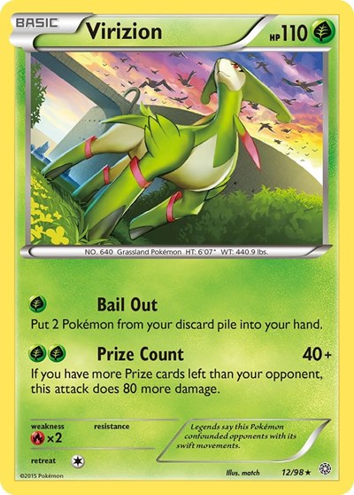 Virizion #12 XY - Ancient Origins