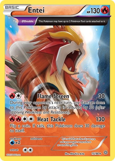 Entei #15 XY - Ancient Origins