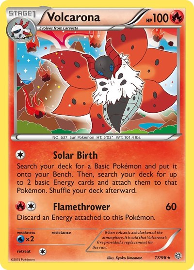 Volcarona #17 XY - Ancient Origins