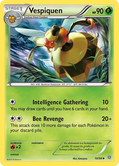 Vespiquen #10 XY - Ancient Origins