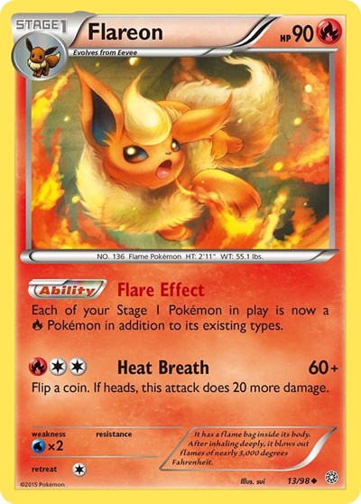 Flareon #13 XY - Ancient Origins