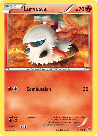 Larvesta #16 XY - Ancient Origins