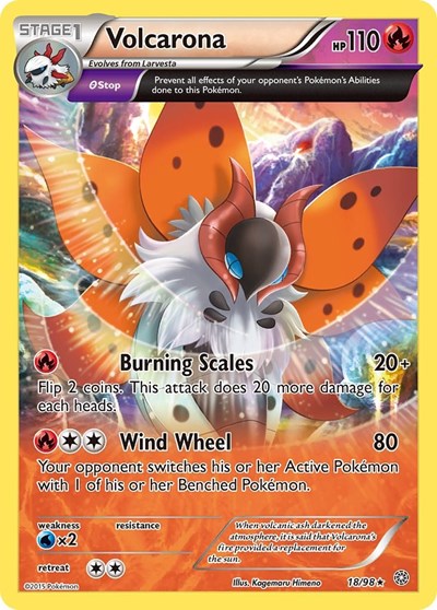 Volcarona #18 XY - Ancient Origins