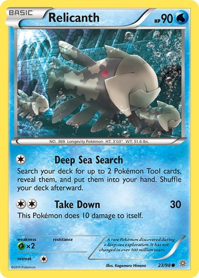 Relicanth #23 XY - Ancient Origins
