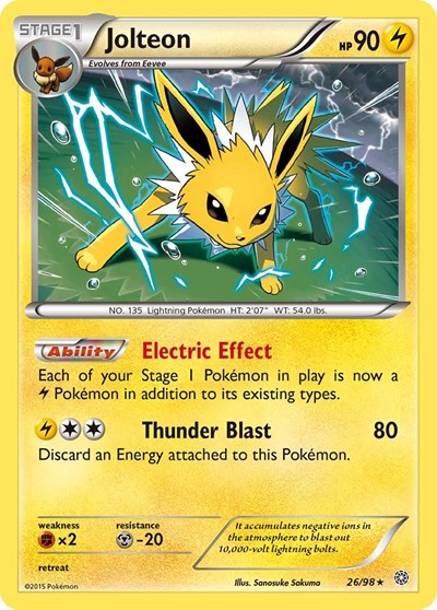 Jolteon #26 XY - Ancient Origins