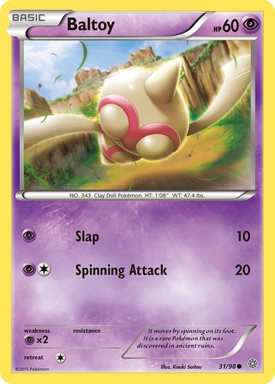 Baltoy #31 XY - Ancient Origins