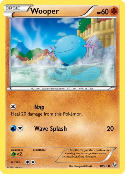 Wooper #38 XY - Ancient Origins