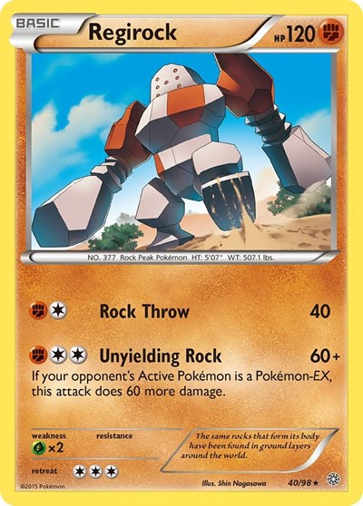 Regirock #40 XY - Ancient Origins