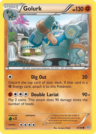 Golurk #41 XY - Ancient Origins