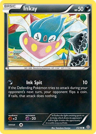Inkay #45 XY - Ancient Origins