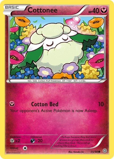 Cottonee #55 XY - Ancient Origins