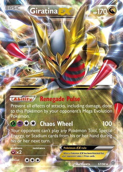 Giratina EX #57 XY - Ancient Origins