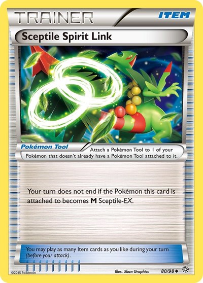 Sceptile Spirit Link #80 XY - Ancient Origins