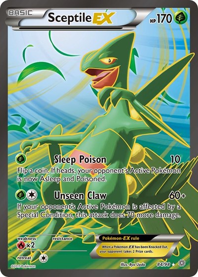 Sceptile EX #84 XY - Ancient Origins
