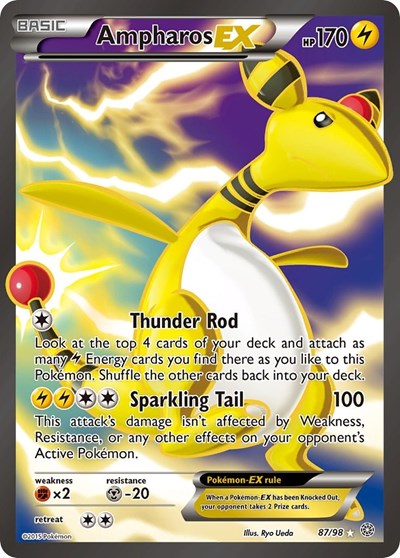 Ampharos EX #87 XY - Ancient Origins