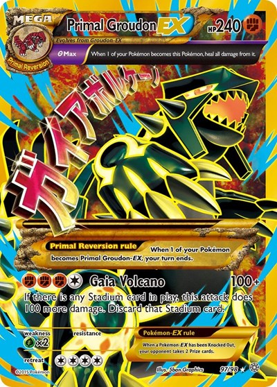 Primal Groudon EX #97 XY - Ancient Origins