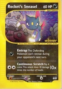 Rocket's Sneasel - 5 [Winner] #5 Best of Promos