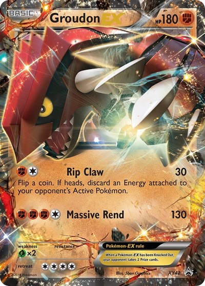 Groudon EX XY Promos #XY42