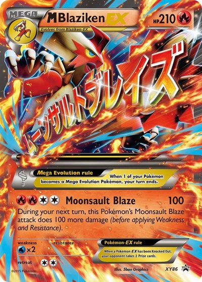 M Blaziken EX #XY86 XY Promos